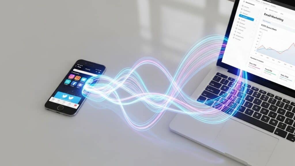 Social Media Email Service